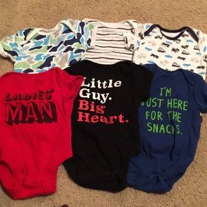 Lot of 6 onesies